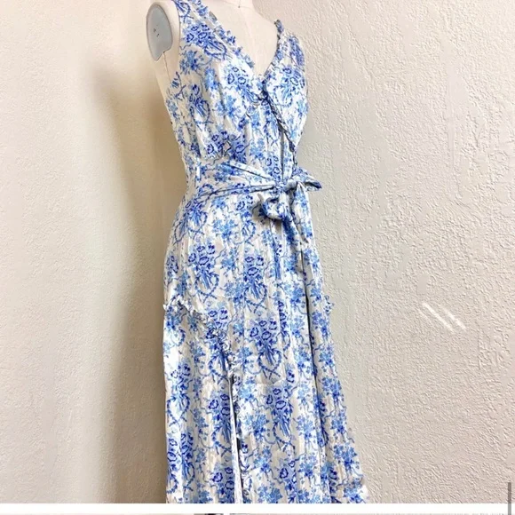 Loveshackfancy kendall satin printed midi dress - Picture 7 of 8